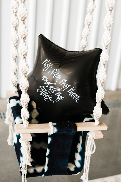 Helicopter-themed baby shower in at Hangar 21 in Orange County