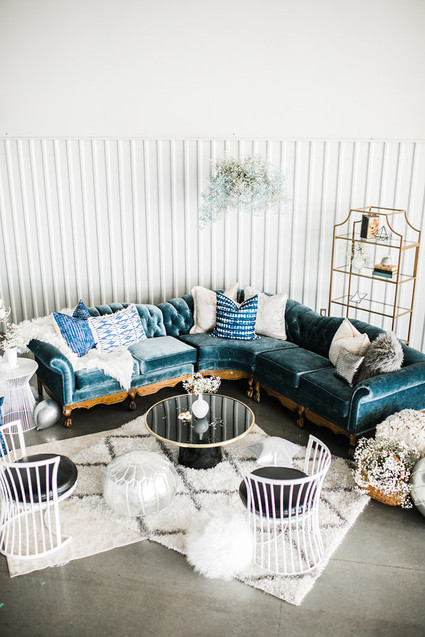 Helicopter-themed baby shower in at Hangar 21 in Orange County