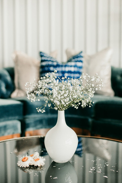 Helicopter-themed baby shower in at Hangar 21 in Orange County