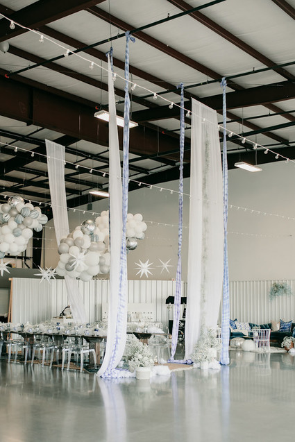 Helicopter-themed baby shower in at Hangar 21 in Orange County