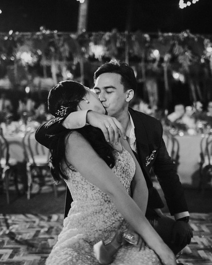 Elegant, romantic white + green wedding at Khayangan Estate in Bali