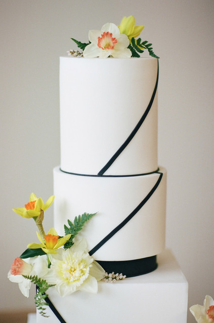 Blush + yellow wedding inspired by daffodils