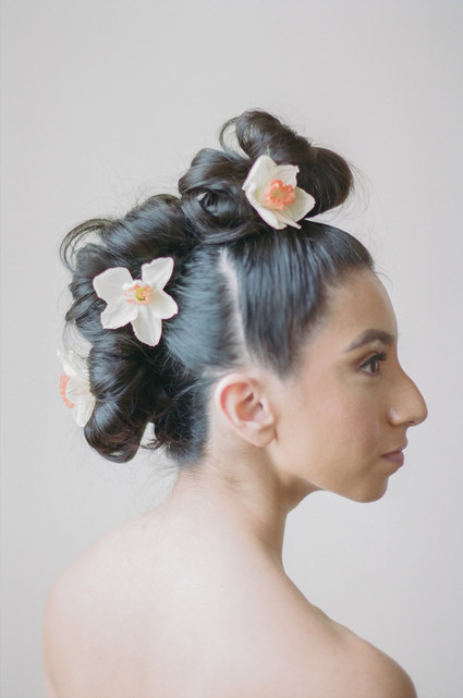 Blush + yellow wedding inspired by daffodils