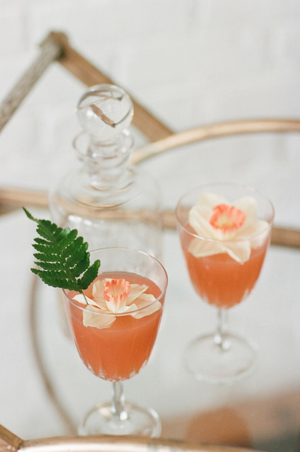 Blush + yellow wedding inspired by daffodils