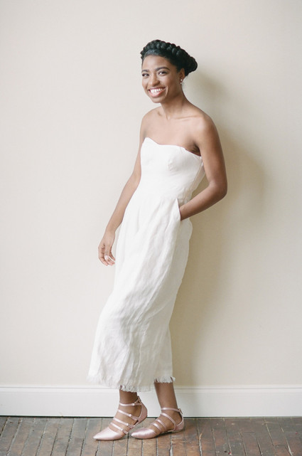 Blush + yellow wedding inspired by daffodils