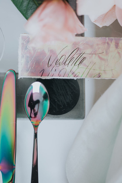 Ethereal modern bridal inspiration with tropical pink details