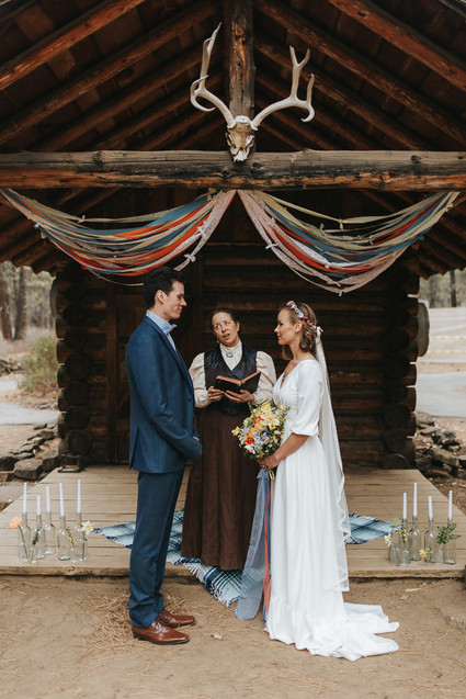 Intimate, rustic summer wedding ideas at The High Desert Museum in Bend, OR