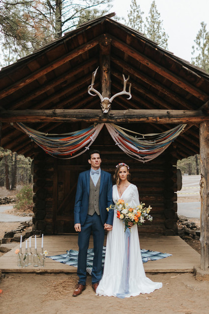 Intimate, rustic summer wedding ideas at The High Desert Museum in Bend, OR