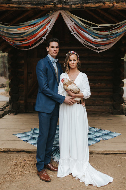 Intimate, rustic summer wedding ideas at The High Desert Museum in Bend, OR