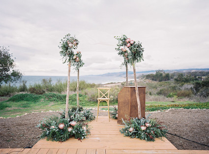 Classic California wedding in an old greenhouse at The Orchid in Santa Barbara