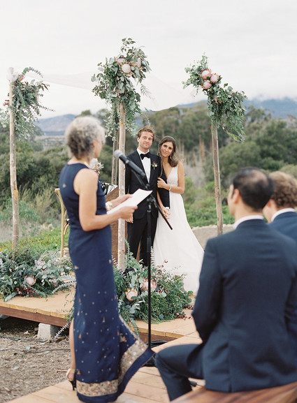 Classic California wedding in an old greenhouse at The Orchid in Santa Barbara