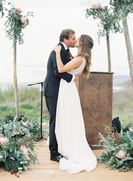 Classic California wedding in an old greenhouse at The Orchid in Santa Barbara