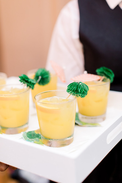 Orange fiesta-themed baby shower