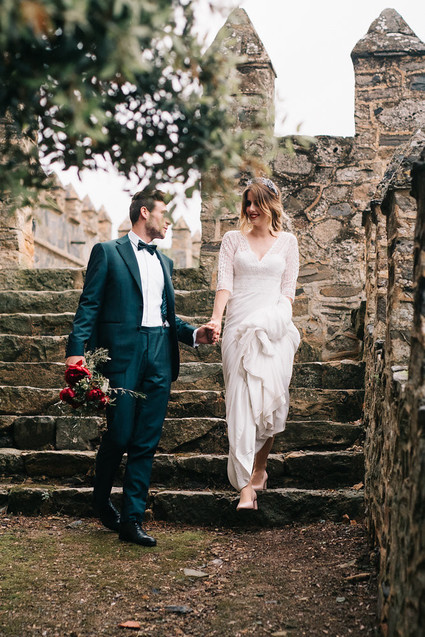 Elegant spanish wedding ideas at Castell de Riudabella in Spain Inspiration