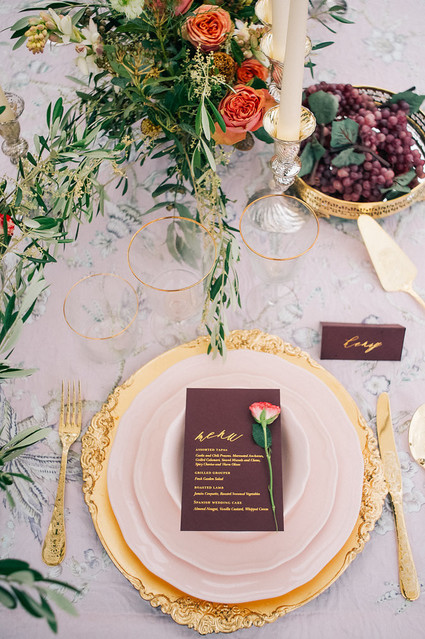 Elegant spanish wedding ideas at Castell de Riudabella in Spain