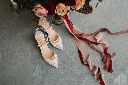 Romantic jewel tone fall wedding in Indiana