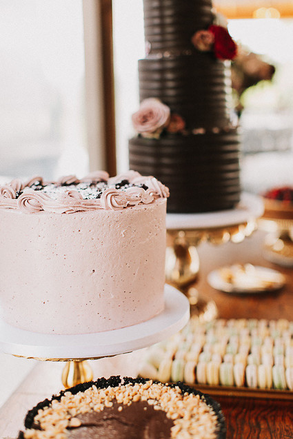 Romantic jewel tone fall wedding in Indiana