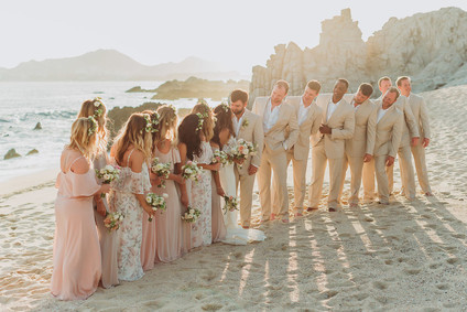 Romantic Cabo wedding at the Cape Hotel