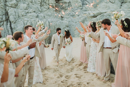 Romantic Cabo wedding at the Cape Hotel