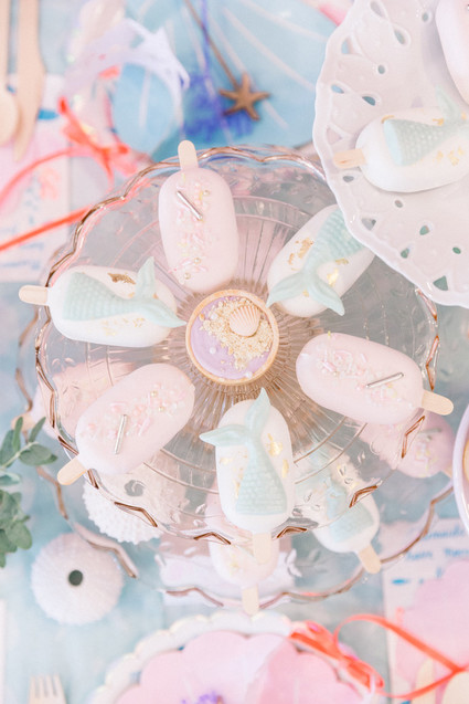 Pastel mermaid birthday party