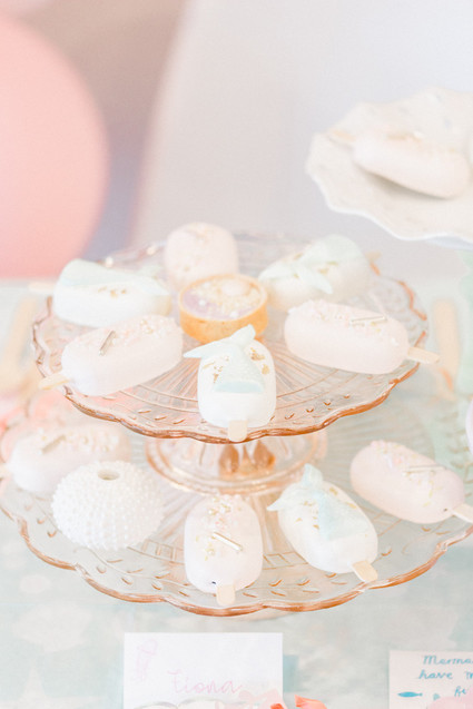 Pastel mermaid birthday party