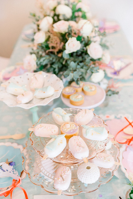 Pastel mermaid birthday party
