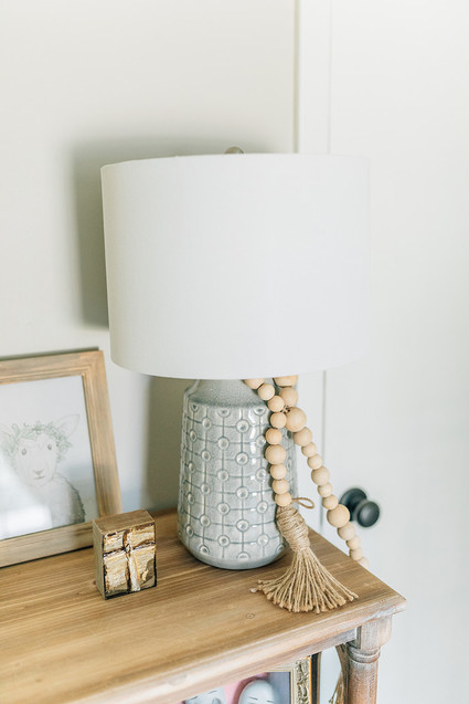 Vintage modern girl's nursery