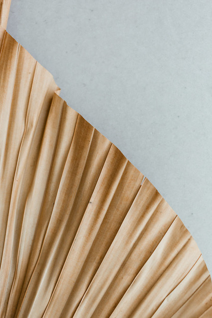 Modern french tropical wedding ideas with dried flowers