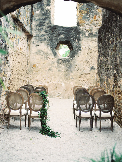 Elegant, fall Spanish inspired wedding at Mission San Jose in San Antonio Texas