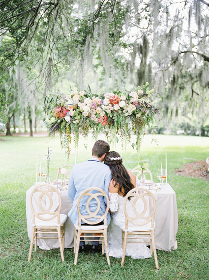 Ultra romantic southern wedding at Magnolia Plantation and Gardens in Charleston