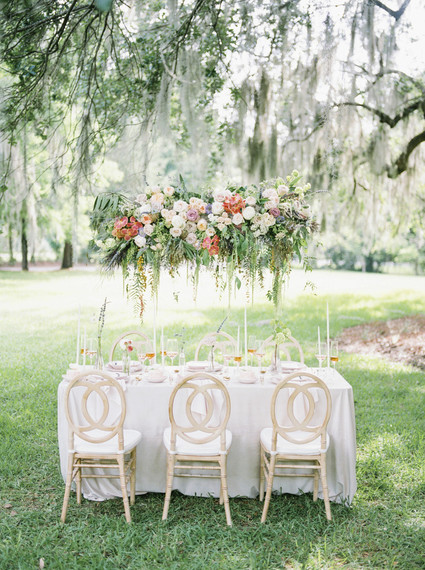 Ultra romantic southern wedding at Magnolia Plantation and Gardens in Charleston