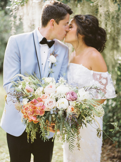 Ultra romantic southern wedding at Magnolia Plantation and Gardens in Charleston