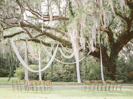 Ultra romantic southern wedding at Magnolia Plantation and Gardens in Charleston