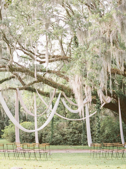 Ultra romantic southern wedding at Magnolia Plantation and Gardens in Charleston