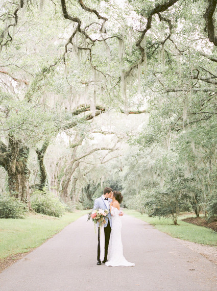 Ultra romantic southern wedding at Magnolia Plantation and Gardens in Charleston