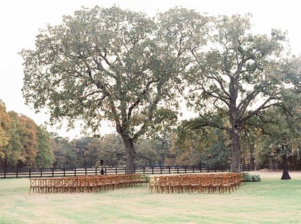Gorgeous fine art fall wedding at the White Sparrow Barn in Dallas