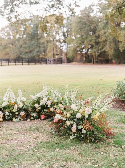 Gorgeous fine art fall wedding at the White Sparrow Barn in Dallas