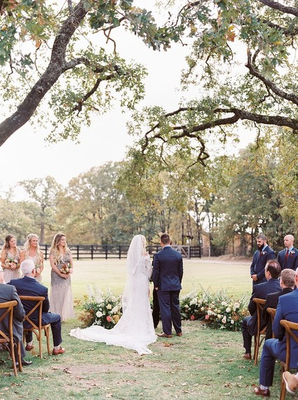 Gorgeous fine art fall wedding at the White Sparrow Barn in Dallas