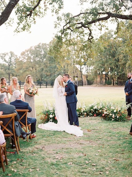 Gorgeous fine art fall wedding at the White Sparrow Barn in Dallas