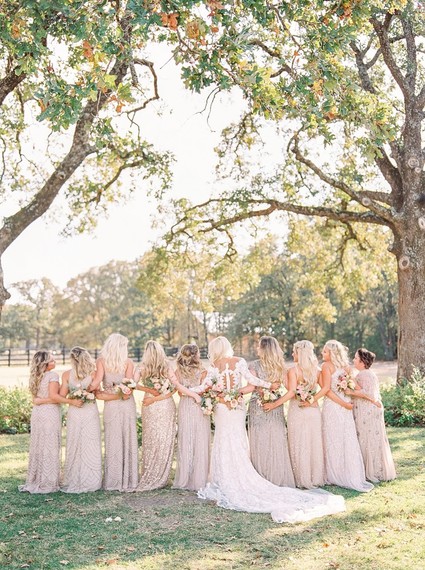 Gorgeous fine art fall wedding at the White Sparrow Barn in Dallas