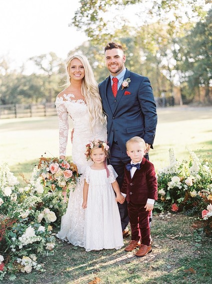 Gorgeous fine art fall wedding at the White Sparrow Barn in Dallas