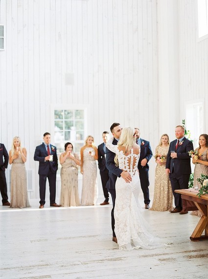 Gorgeous fine art fall wedding at the White Sparrow Barn in Dallas