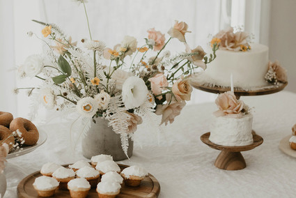 Blushy baby girl's 1st birthday from Kelli Murray