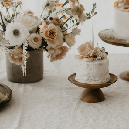 Blushy baby girl's 1st birthday from Kelli Murray