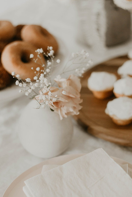 Blushy baby girl's 1st birthday from Kelli Murray