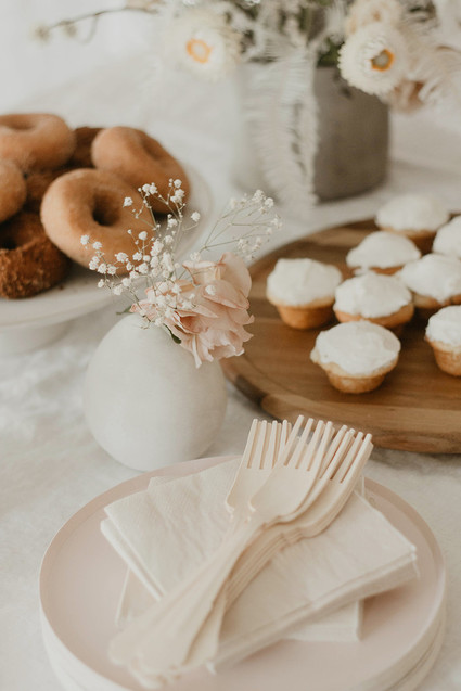 Blushy baby girl's 1st birthday from Kelli Murray