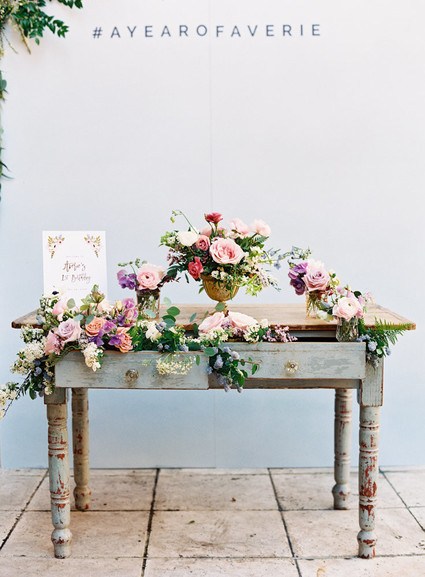Flower market 1st birthday party Inspiration