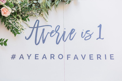 Flower market 1st birthday party