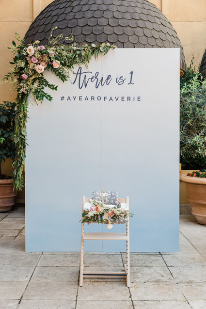 Flower market 1st birthday party