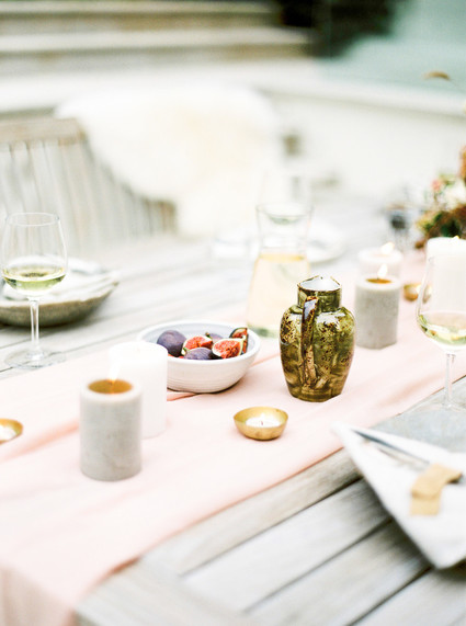 Autumnal Danish Hygge inspired wedding editorial with a gorgeous floral installation